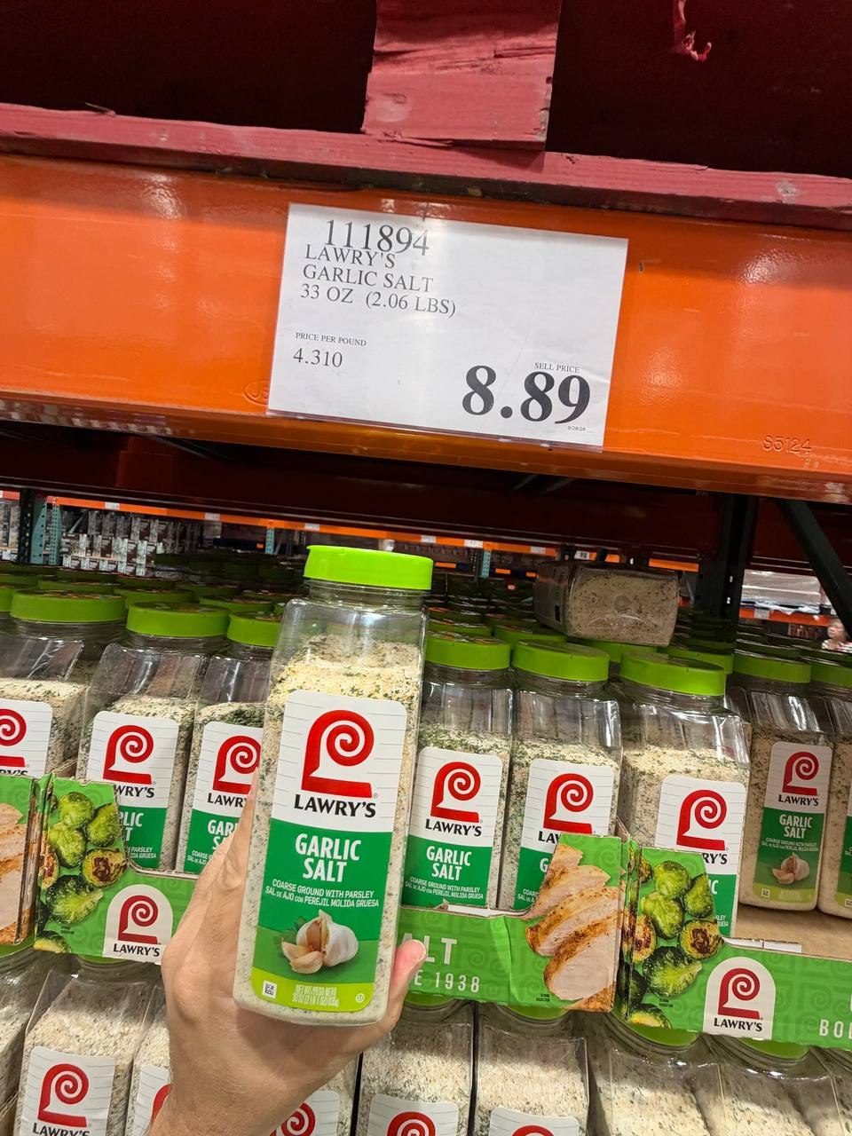 Costco - Lawry's Garlic Salt