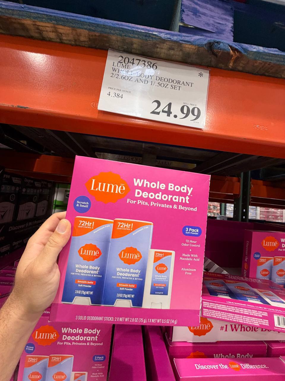 Costco - Lume Whole Body Deodorant