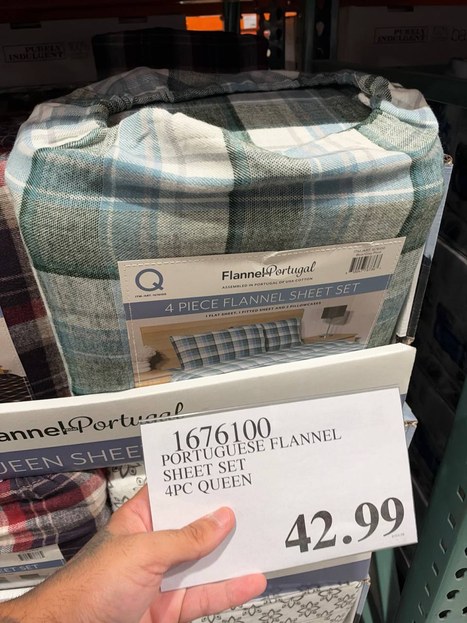 Costco- Portuguese Flannel Sheet Set 4PC Queen