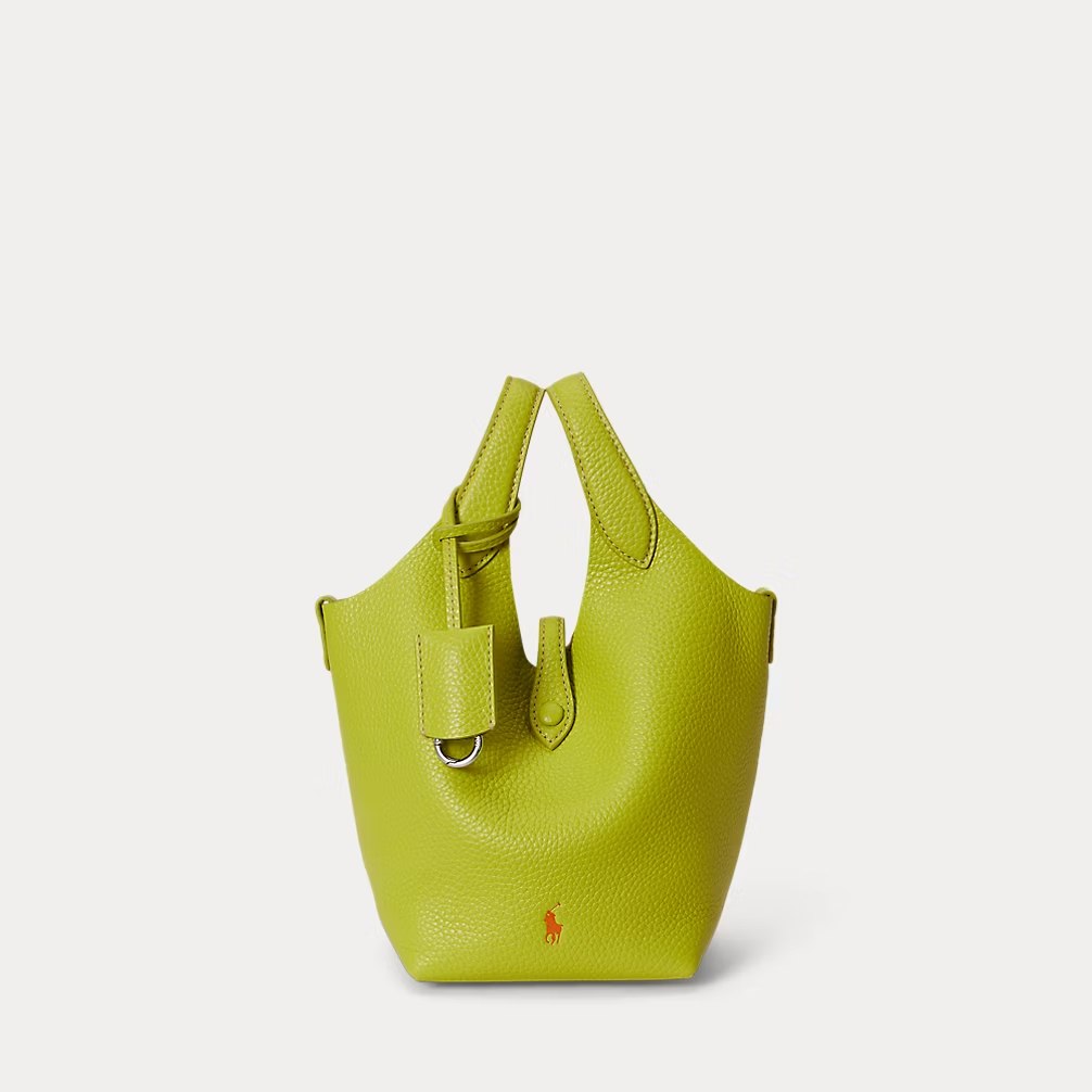 PRL Fem - Polo Play Leather Small Tote & Crossbody