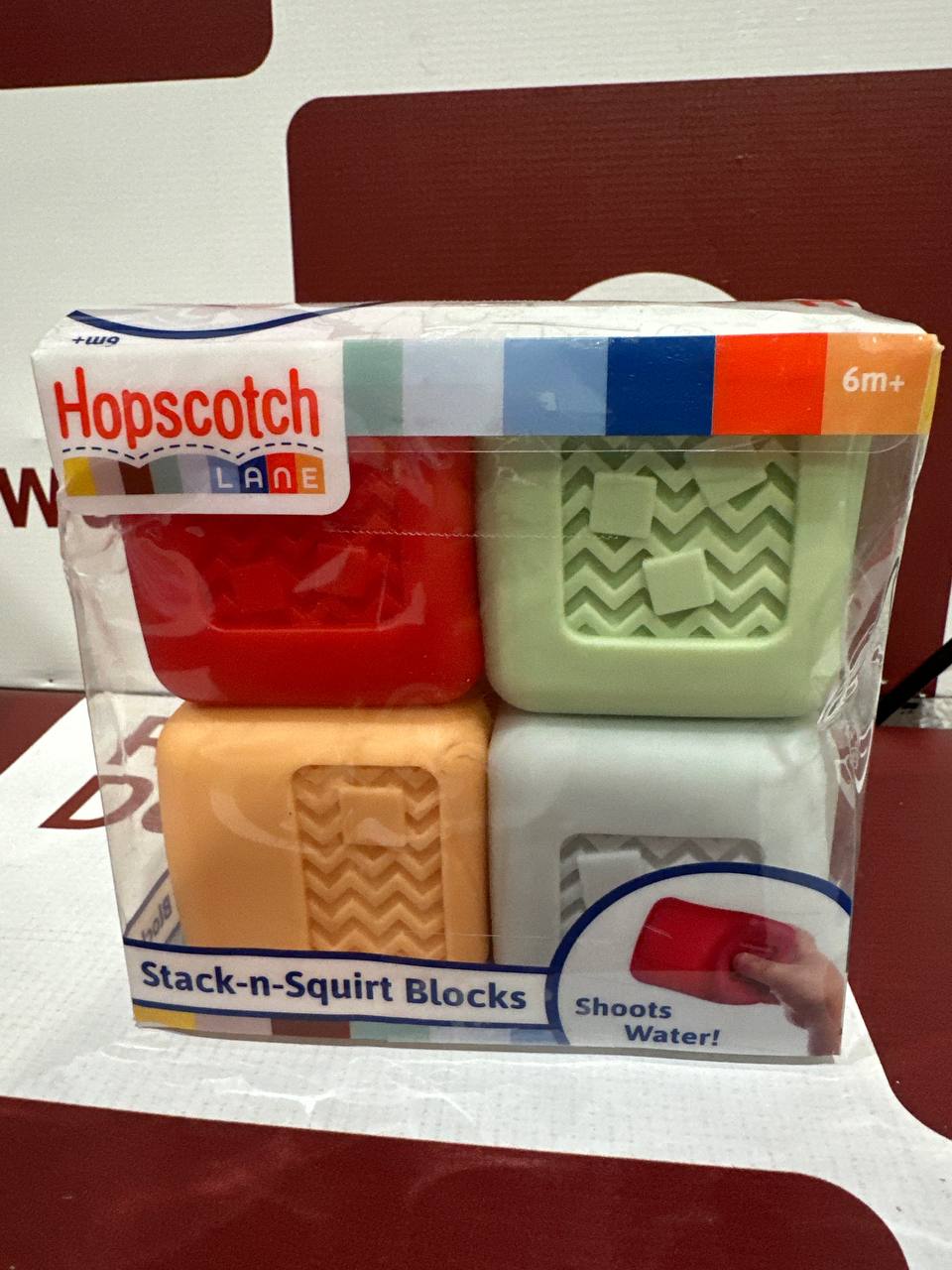 Hopscotch stack-n-squirt blocks (B4)