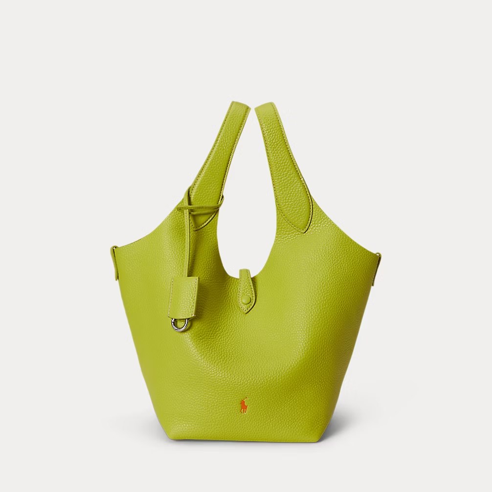 PRL Fem - Polo Play Leather Tote