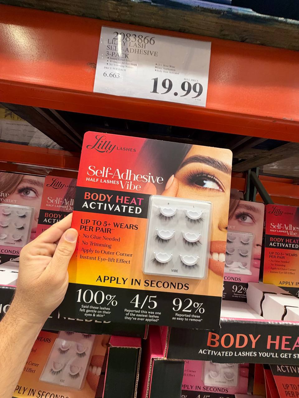 Costco - Lilly Lash Self- Adhesive 3-Pack