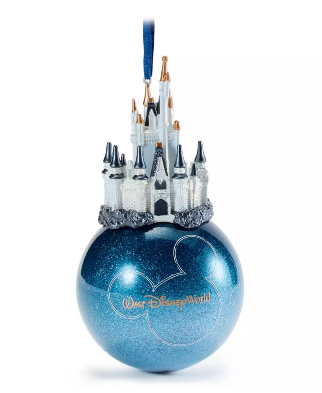 Disney - Cinderella Castle Glass Ball Ornament
