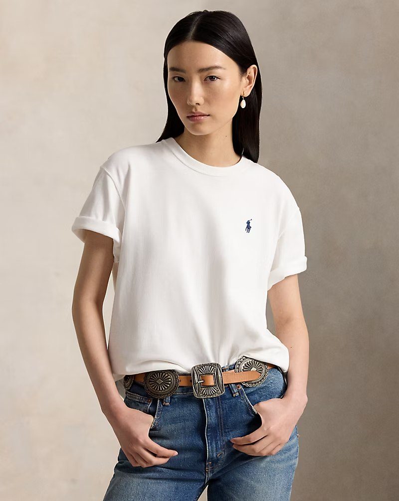 PRL Fem- Relaxed Fit Heavyweight Cotton Tee