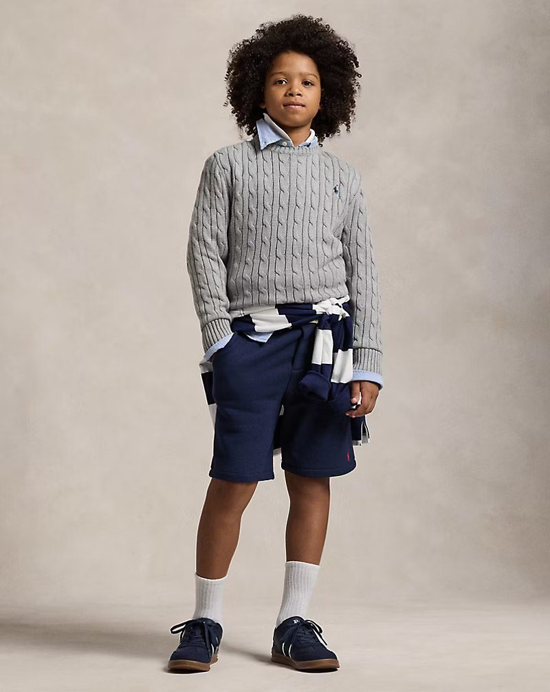 PRL Boy -Cable-Knit Cotton Sweater