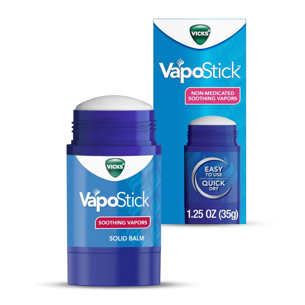 Target - Vicks VapoStick Balm - 1.25oz: Cold, Cough Or Flu Treatment, 1-Pack, Menthol