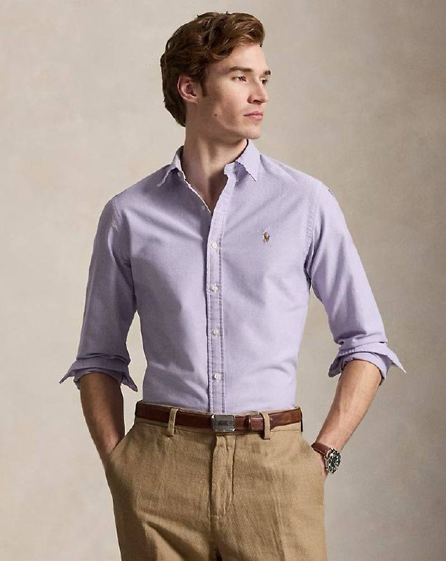 PRL Masc- The Iconic Oxford Shirt - All Fits