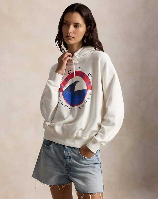 PRL Fem- Wave-Logo Fleece Hoodie