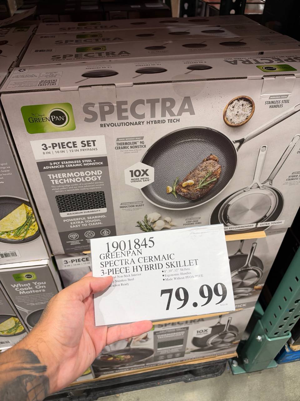 Costco- Greenpan Spectra Ceramic 3-Piece