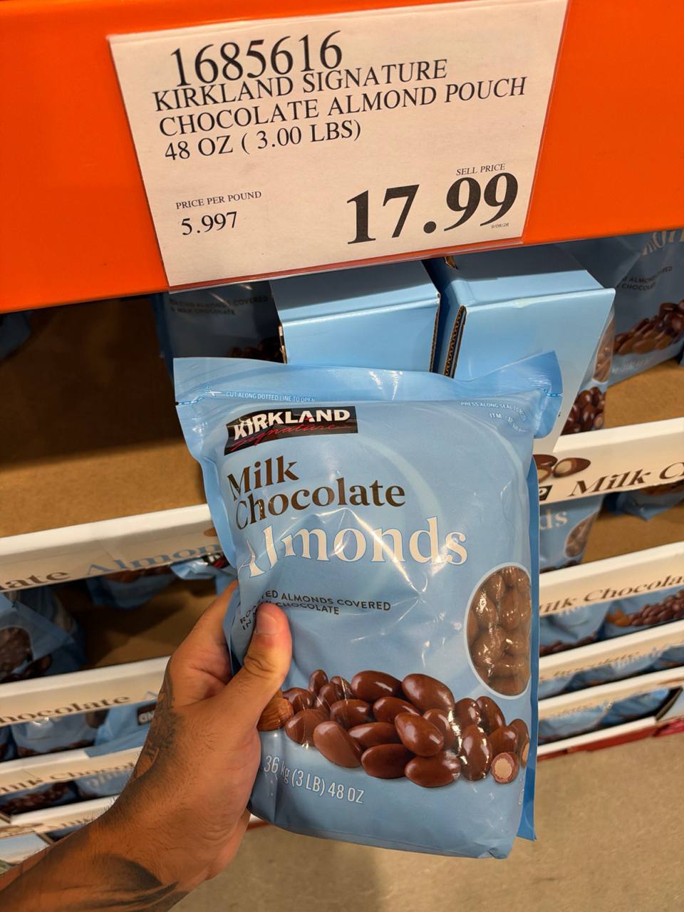Costco- Milk Chocolate Almonds