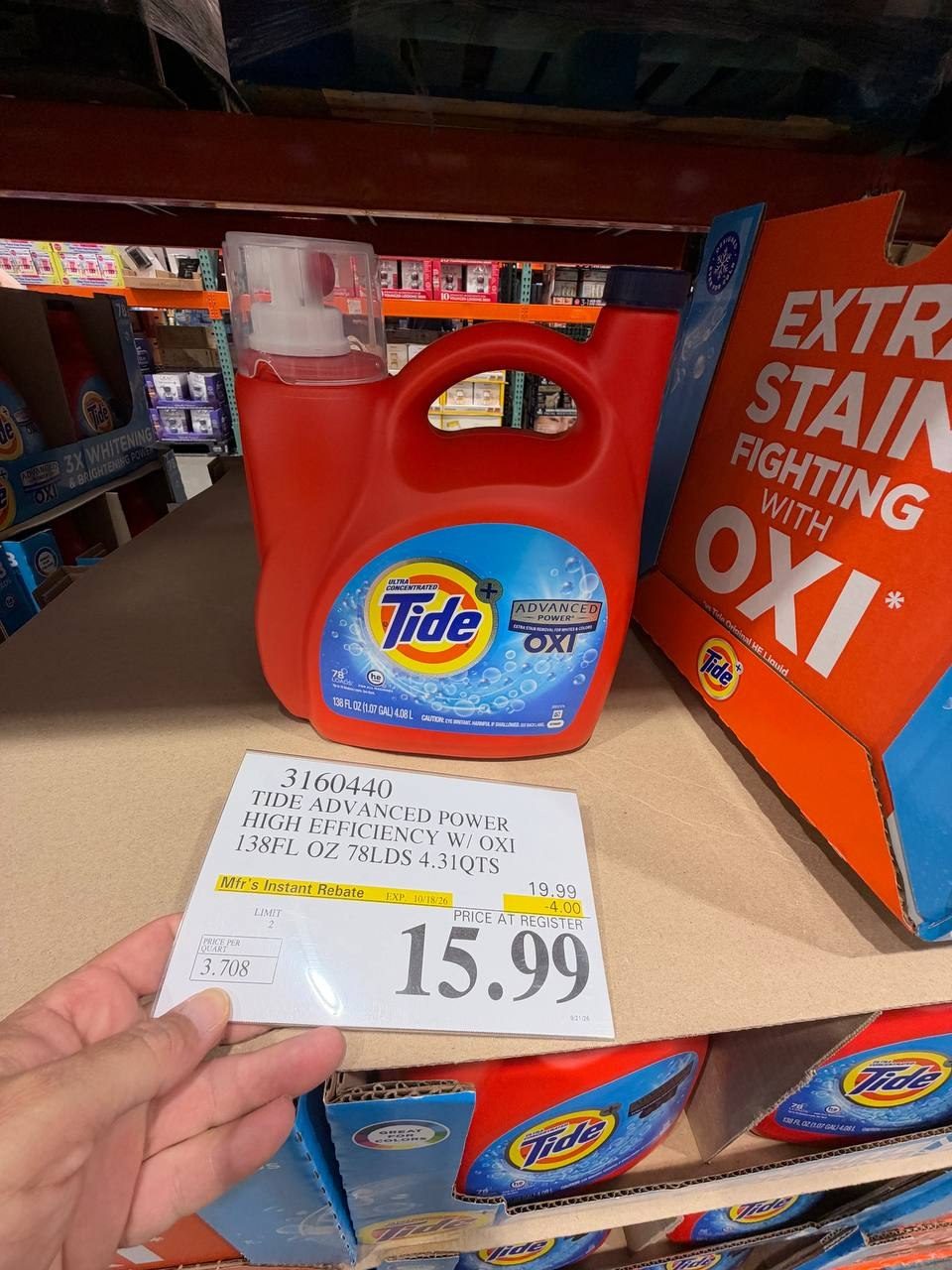 Costco - Tide Advanced Power High