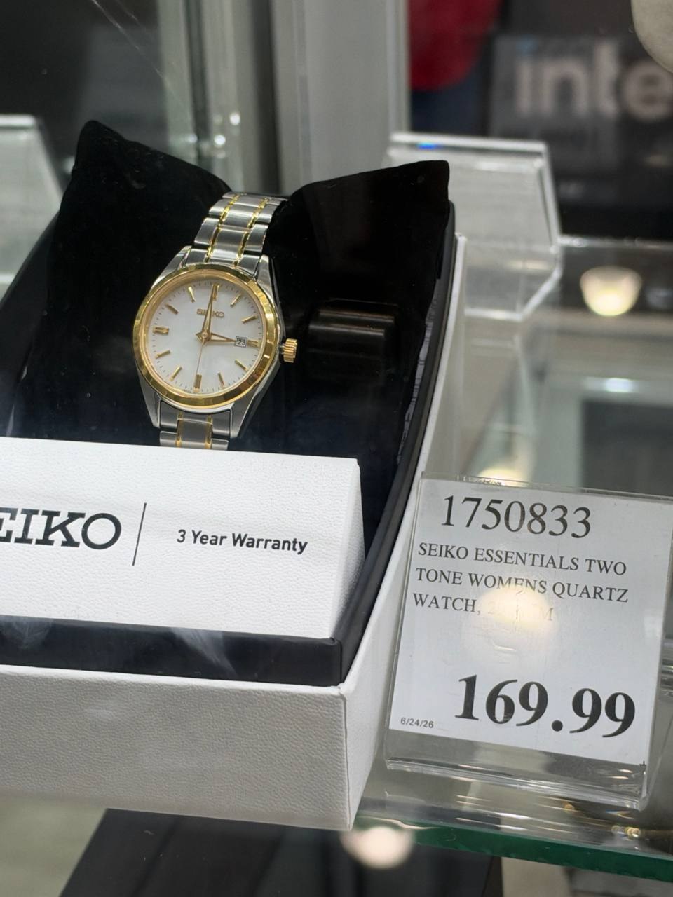 Costco - Relógio Seiko