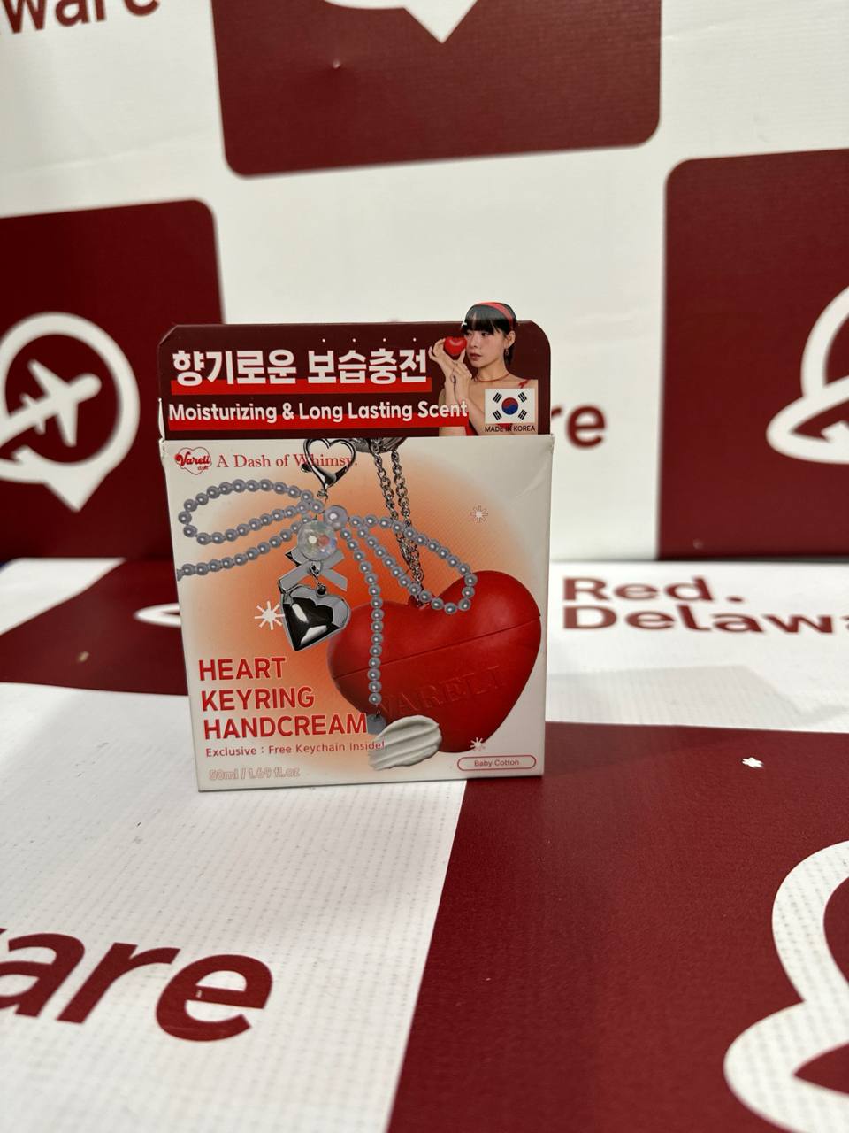 Heart keyring handcream(C3)