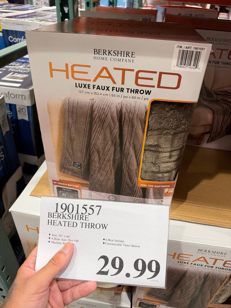 Costco- Heated Throw