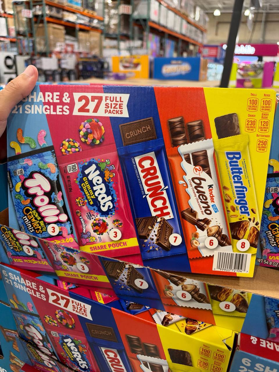 Costco- Share & 21 Singles 27 full size packs