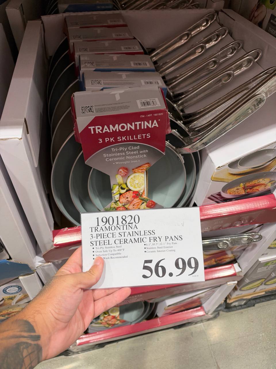 Costco- Tramontina 3PK Skillets