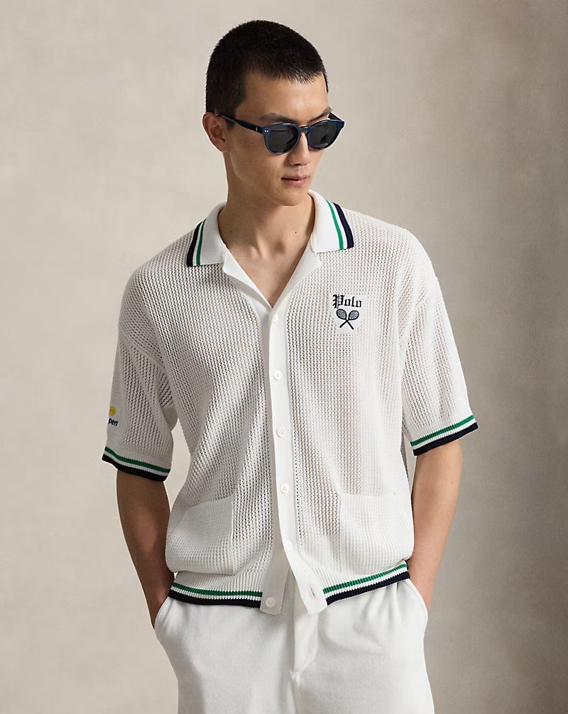 PRL Masc - US Open Short-Sleeve Cardigan