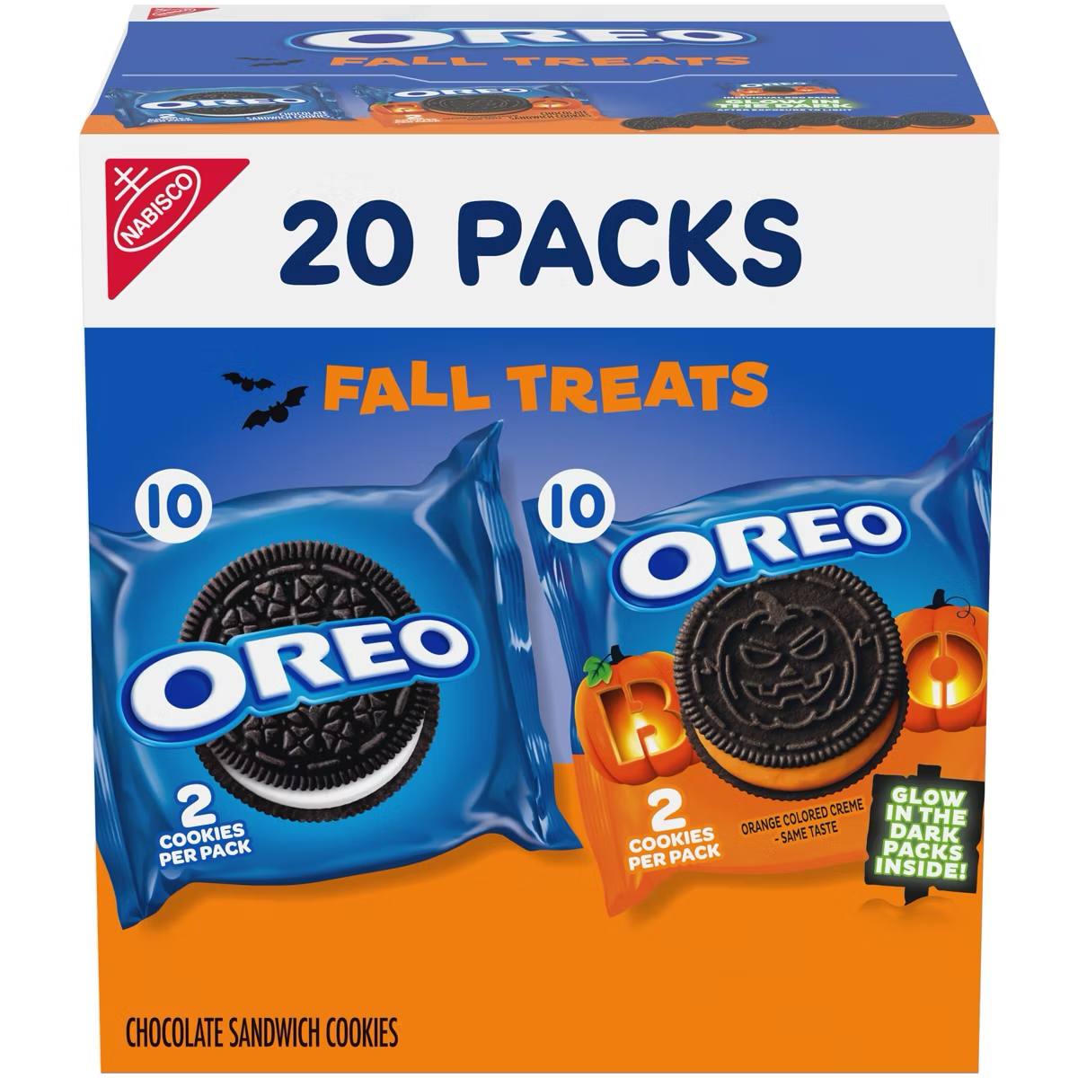 Target - Oreo Fall Treats Trick or Treat Halloween Cookies Snack Variety Pack - 18oz/20ct