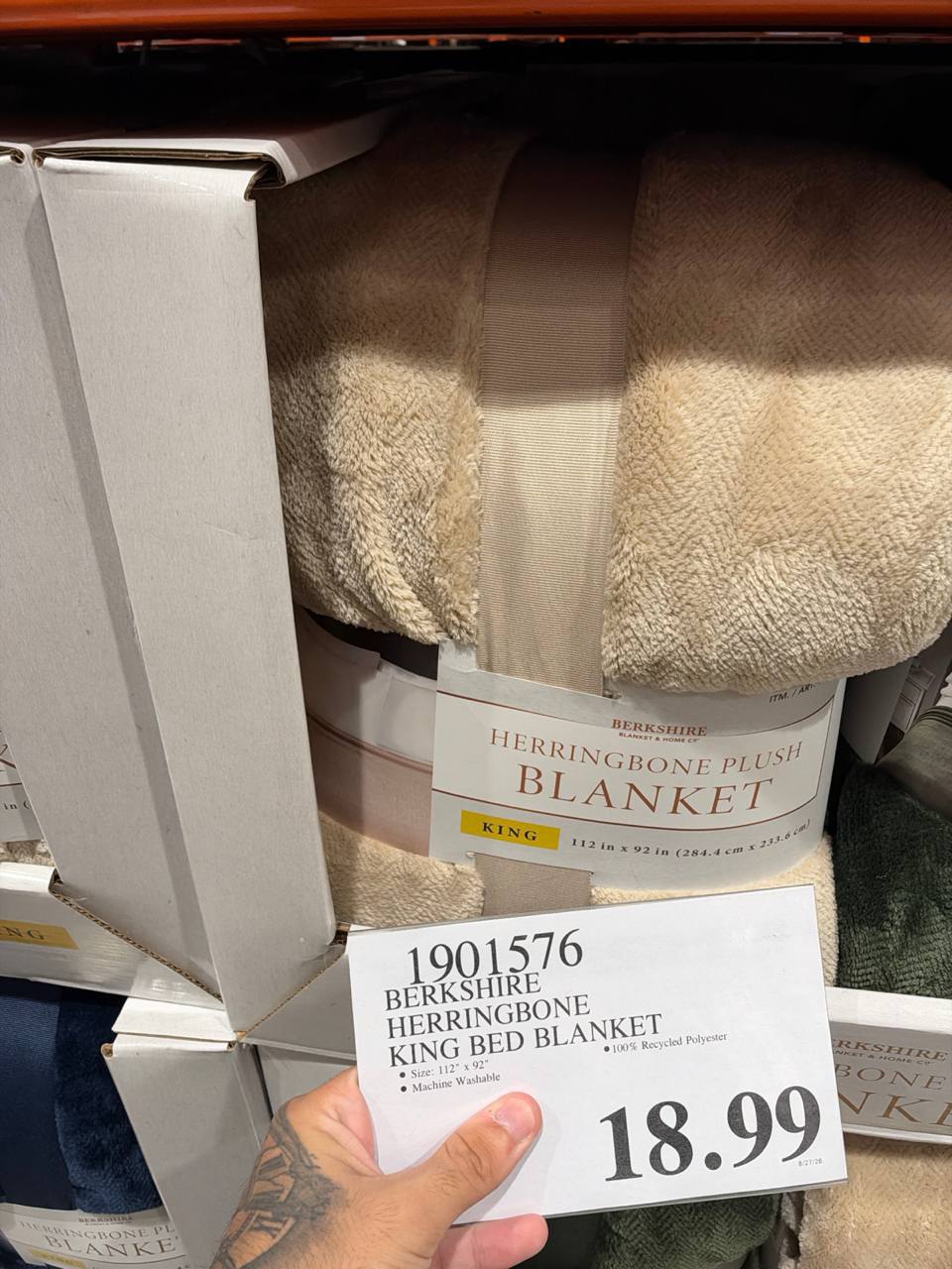 Costco- Berkshire king Bed Blanket