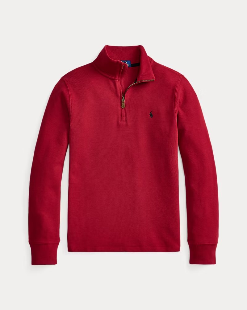 PRL Boy - Estate-Rib Quarter-Zip Pullover