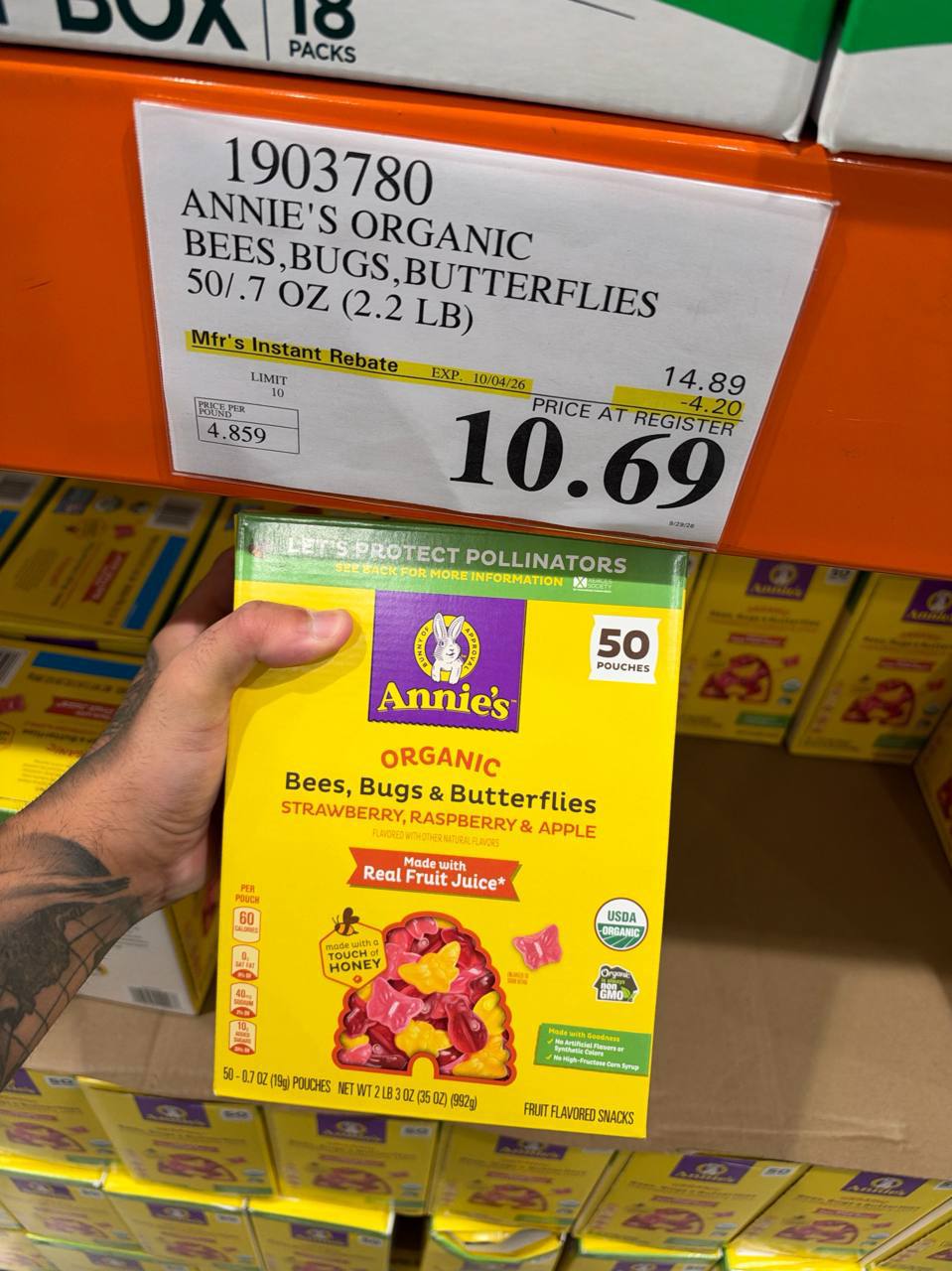 Costco- Annie’s Organic Bees, Bugs, Butterflies