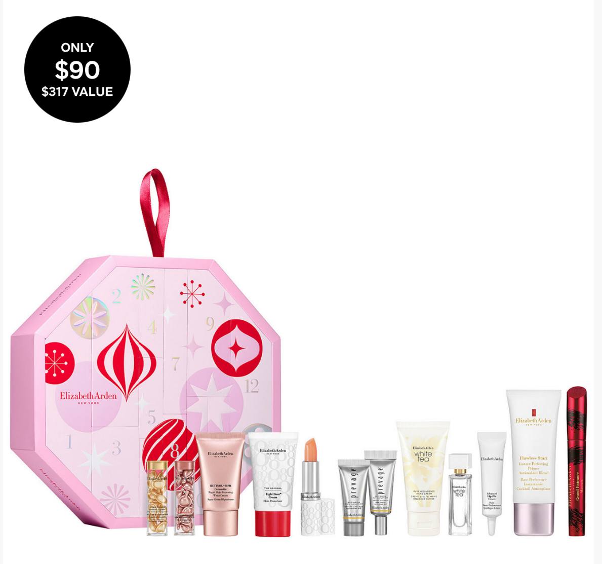 Macy’s - Elizabeth Arden Calendário do Advento 12 Dias de Beleza
