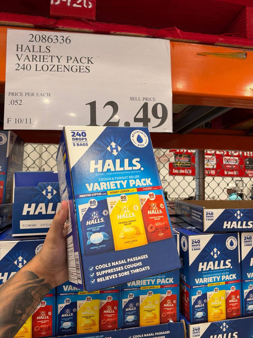 Costco- Halls Variety Pack
