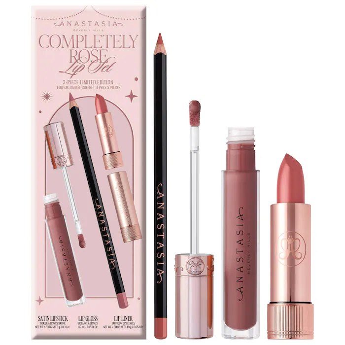 Sephora - Anastasia Beverly Hills Completely Rose 3-Piece Lip Set