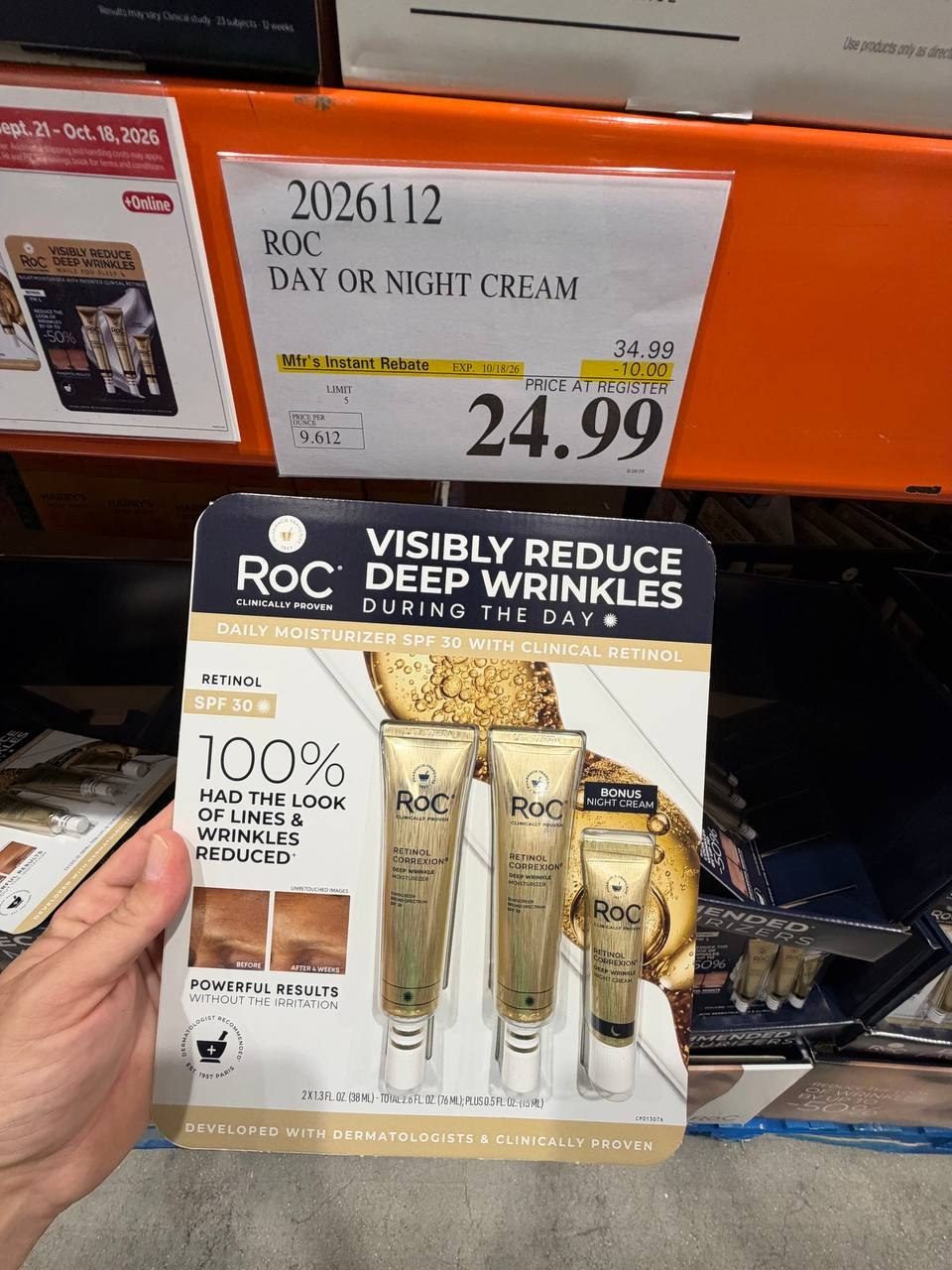 Costco - Roc Day or Night Cream
