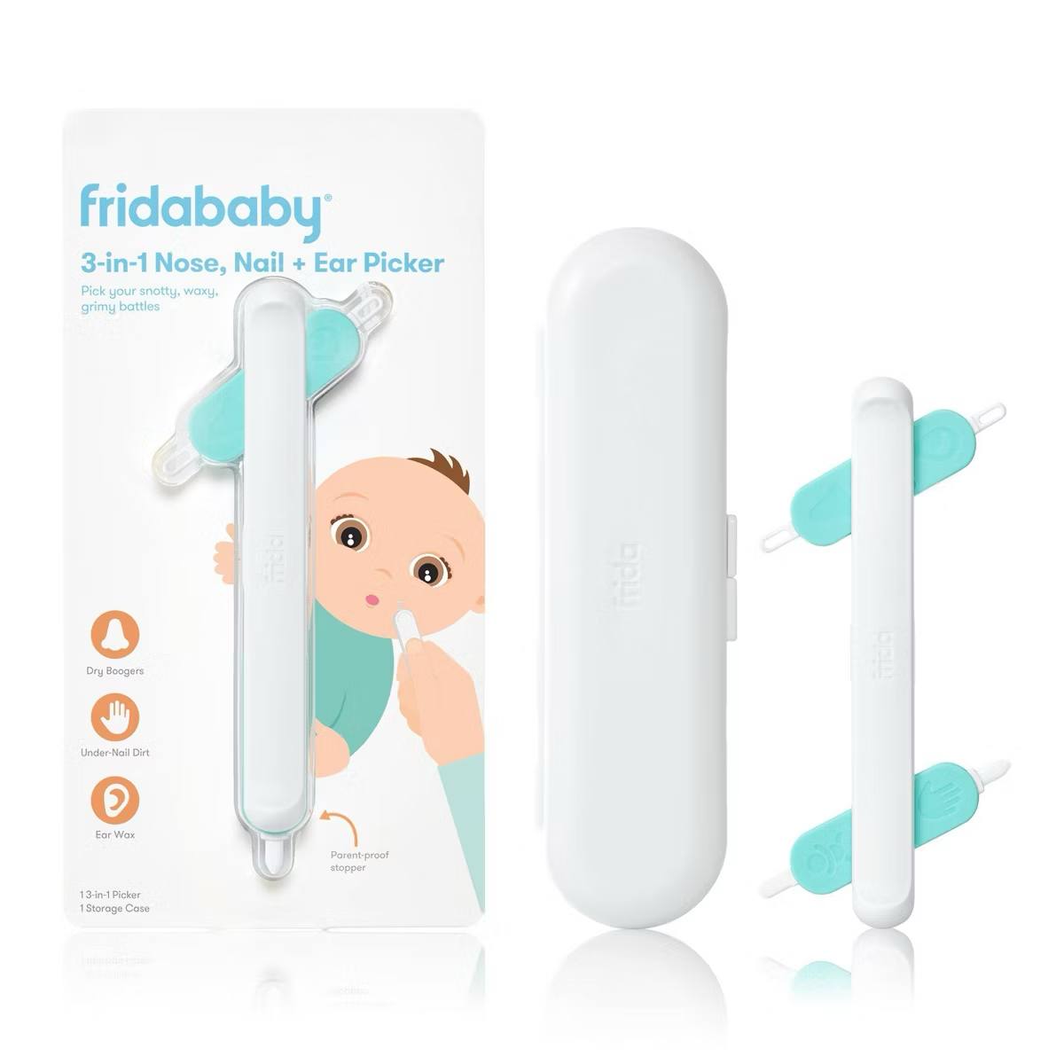 Target- Frida Baby 3-in-1 Picker: Ear Health Tool With Storage Case