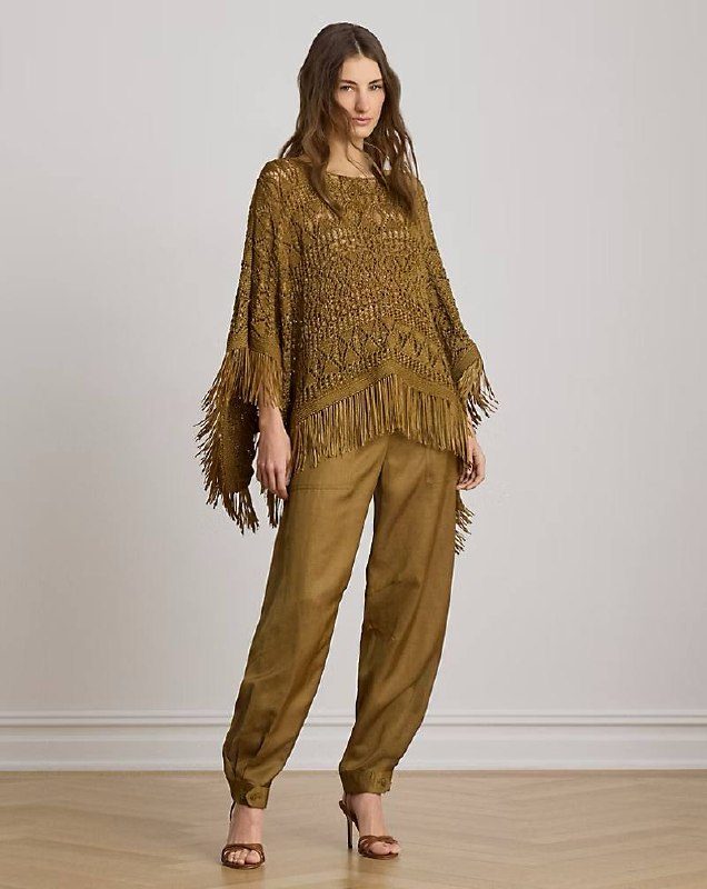 PRL Fem- Shantung Barrel Cargo Ankle Pant