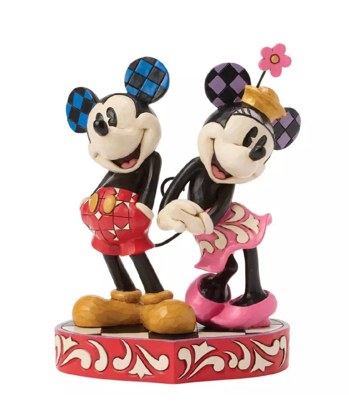Disney - Mickey and Minnie Mouse ''Tails of True Love'' Figure by Jim Shore