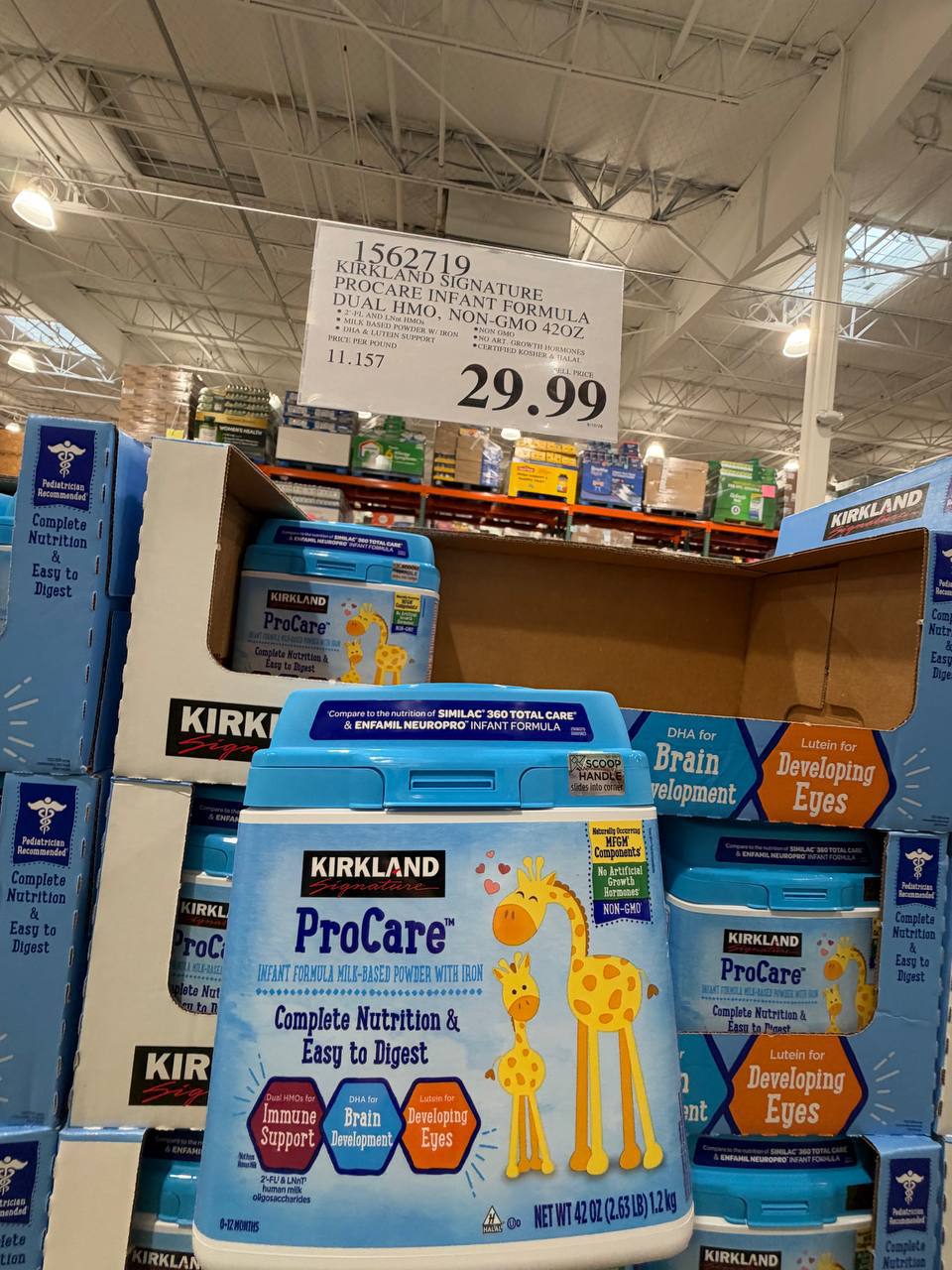 Costco - Kirkland Signature ProCare Infant Formula