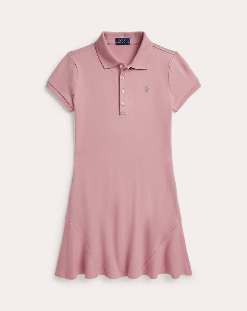 PRL Girl- Stretch Mesh Polo Dress