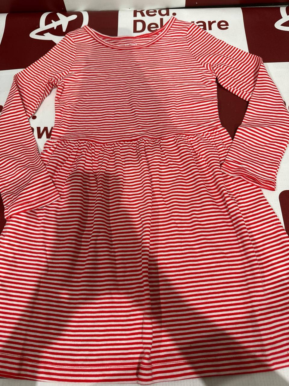 Carter’s vestido manga  longa(D4)