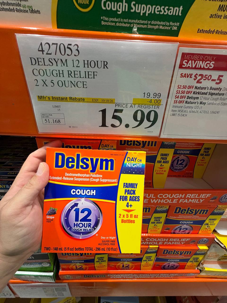 Costco - Delsym 12 Hour