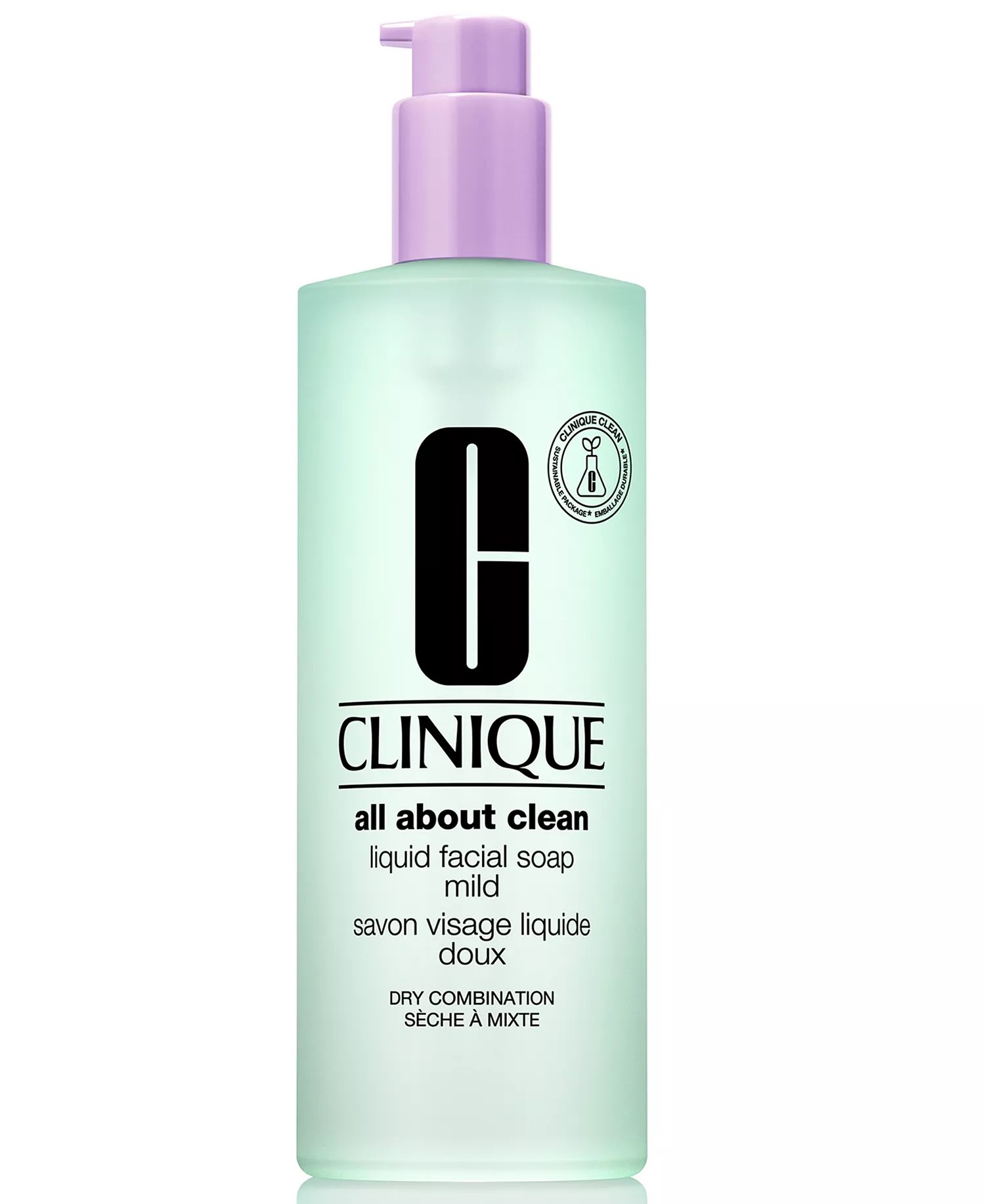 Macy's - Clinique Jumbo All About Clean Liquid Facial Soap Cleanser Mild, 13.5 oz.