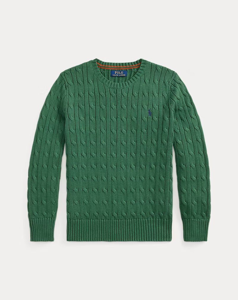 PRL Boy -Cable-Knit Cotton Sweater