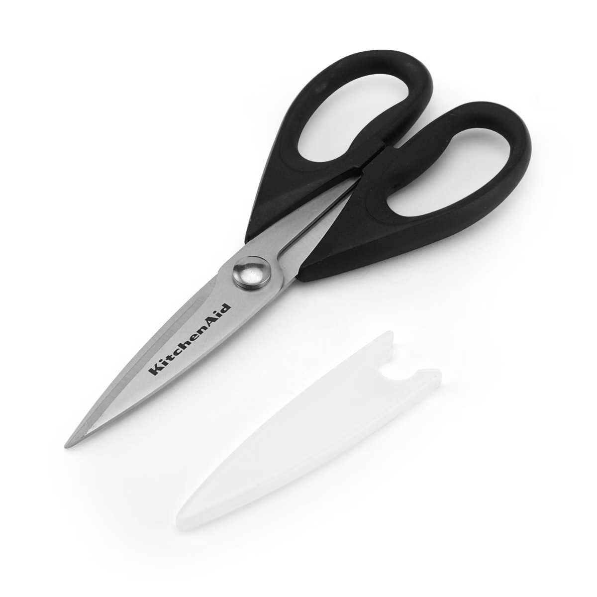 Target - KitchenAid Utility Shears: Stainless Steel Kitchen Scissors, Dishwasher-Safe, Black Handle, 4.5" Blade, Lifetime Warranty