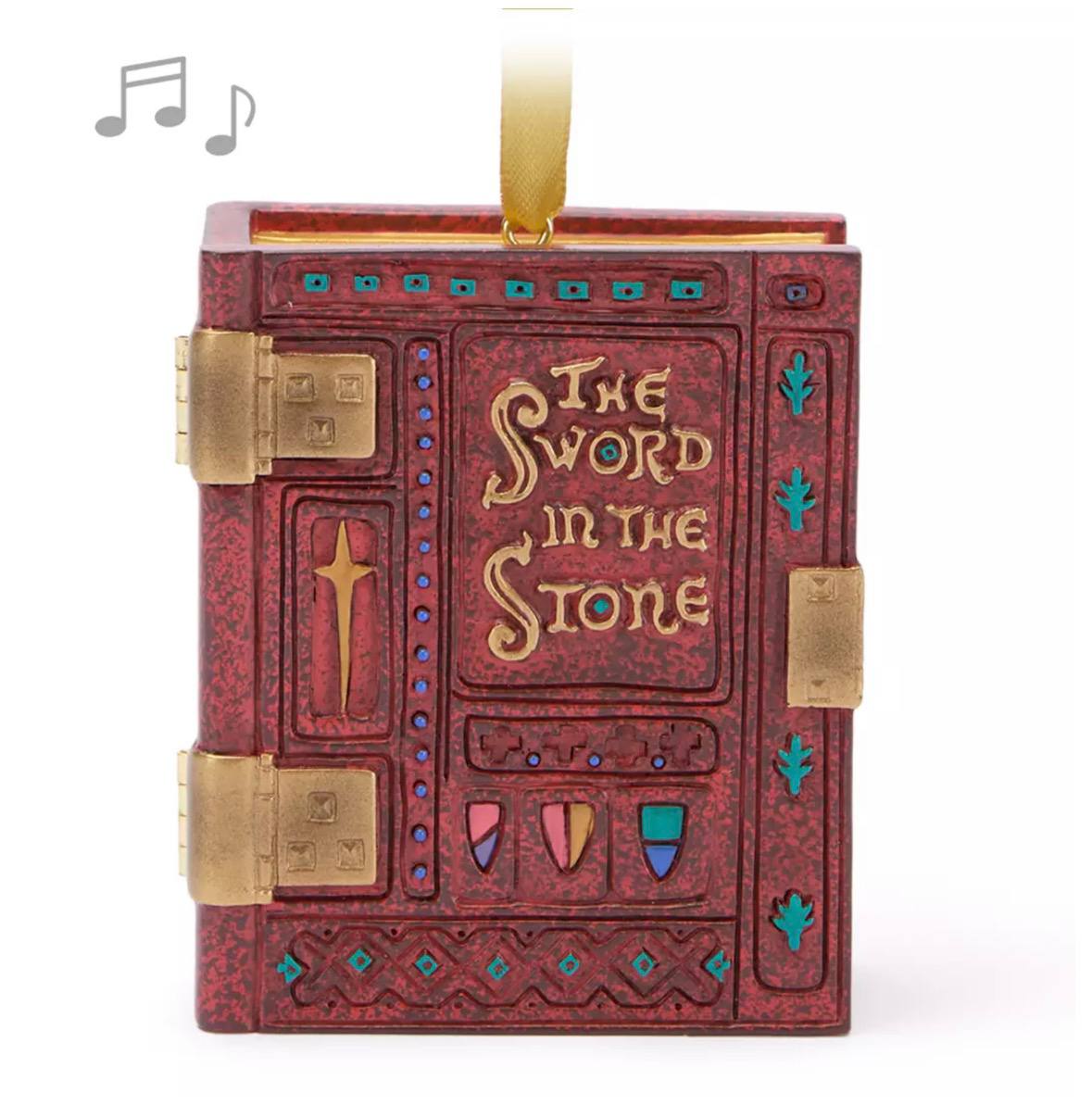 Disney - The Sword in the Stone Storybook Musical Living Magic Sketchbook Ornament