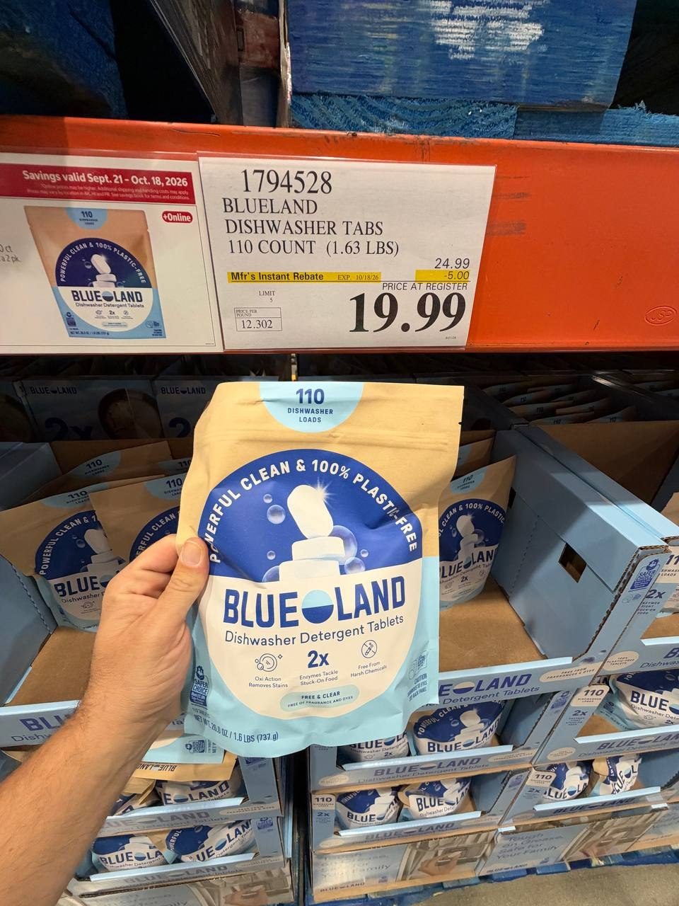 Costco - Blueland Dishwasher