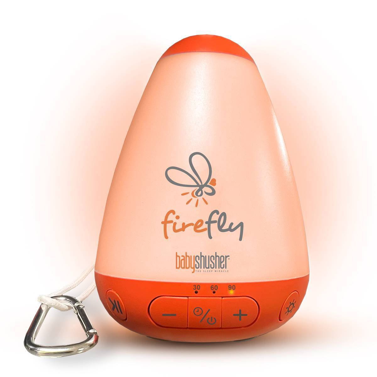 Target- Baby Shusher Firefly Portable Sound Machine & Night Light: Includes Clip & USB Cord