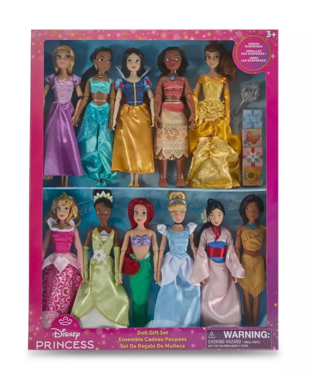 Disney - Disney Princess Classic Doll Collection Gift Set – 10 1/2'' to 11 1/2''