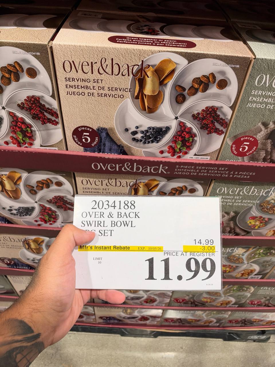 Costco - Over & Back Swirl Bowl