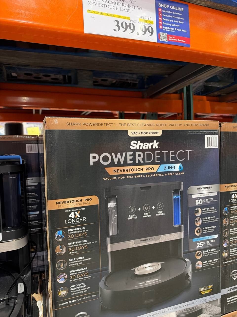 Costco - Shark Power Detect NeverTouch Pro
