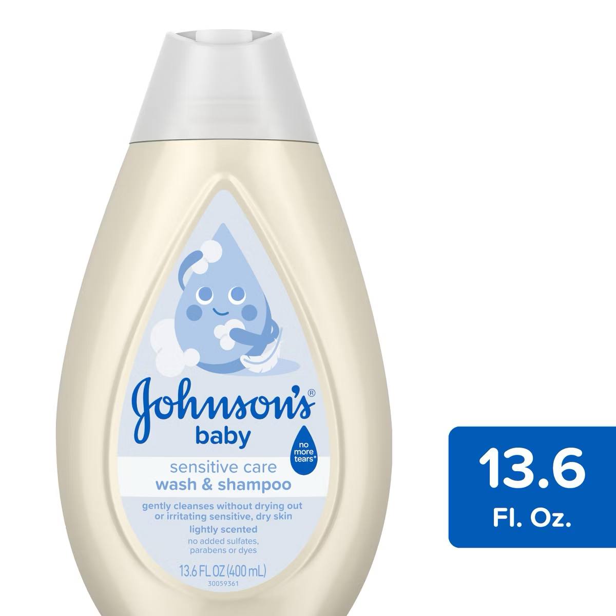 Target- Johnson's Sensitive Care Baby 2-in-1 Body Wash & Shampoo - Lightly Scented - 13.5 fl oz