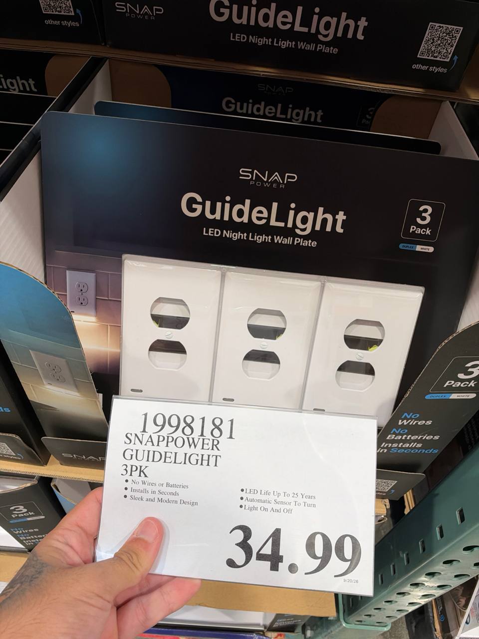 Costco- Snappower Guidelight 3 Pack