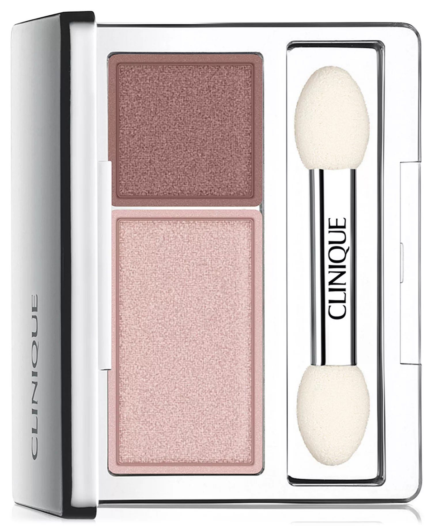 Macy's - Clinique All About Shadow Duo Eyeshadow, 0.05 oz.: Color Seashell Pink/Fawn Satin