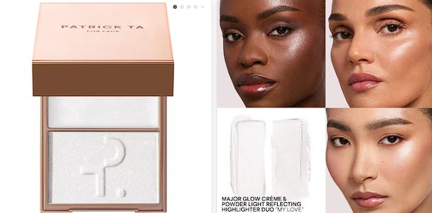 Sephora - PATRICK TA Major Glow Creme & Powder Light Reflecting Translucent Highlighter Duo: Color My Love